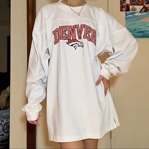 Denver Broncos white long sleeve